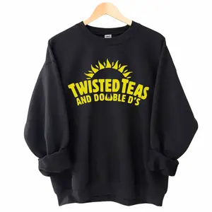 Twisted Teas and Double D's Sweatshirt, Twisted Tea Shirt, Funny Beer Drinking Shirt, Summer Party Shirt, Vintage Graphic Shirt for Women, for Men
