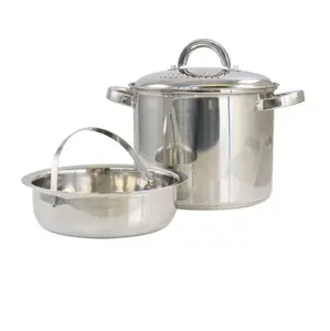Oster 5-Quart Stainless Steel Steamer Pot and Basket – Durable, Efficient, and Perfect for Healthy Cooking