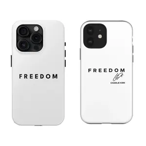 FREEDOM Phone Case / Charlie Kirk Turning Point Phone Case for Iphone