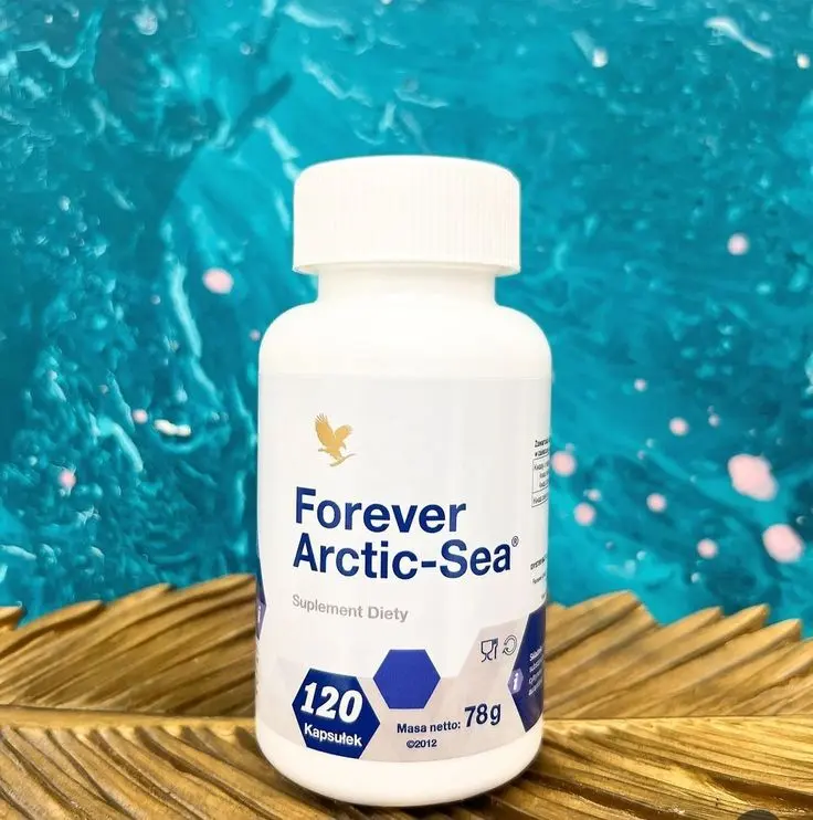 Forever Living Arctic Sea Omega 3 Fish Oil - Pure EPA & DHA Squid Oil Supplement for Heart & Brain Health (120 Softgels)