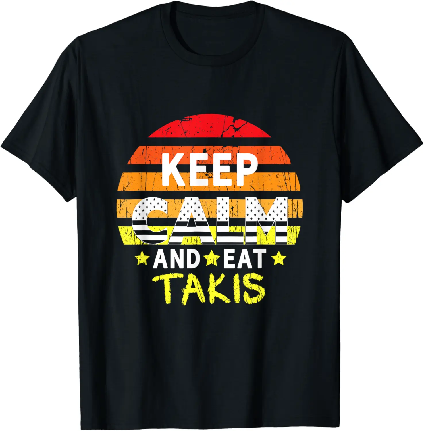 Retro Grunge Keep Calm And Eat Takis Foodies Design 2024 T-Shirt - Elizabethtej Shop 23B0CMR3Q2W2