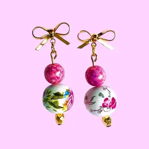 Floral Bead Dangles
