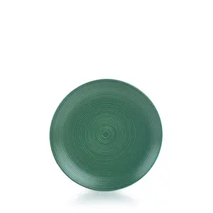 Everything Kitchens Deep Matte 8" Side Plates (Set of 4) | Green