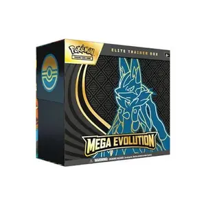 Pokémon Mega Evolution Elite Trainer Box - Official Trading Card Game Expansion Pack for Collectors and Players