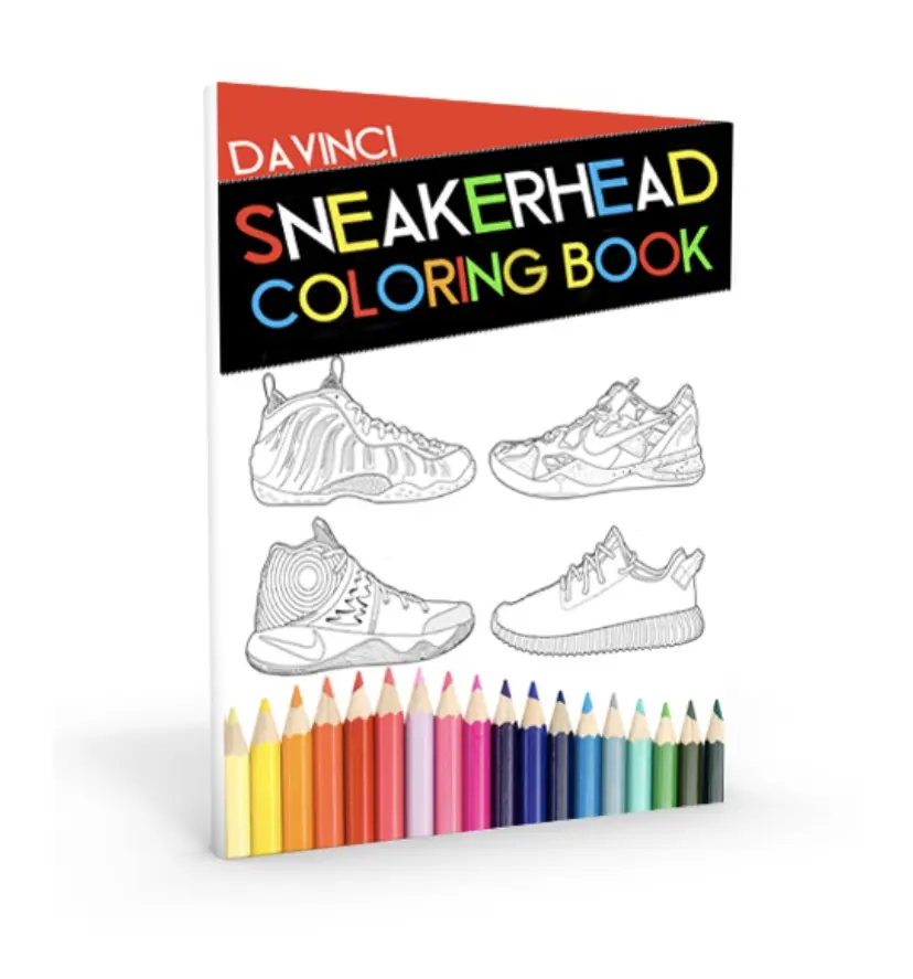 DaVinci SneakerHead Coloring book