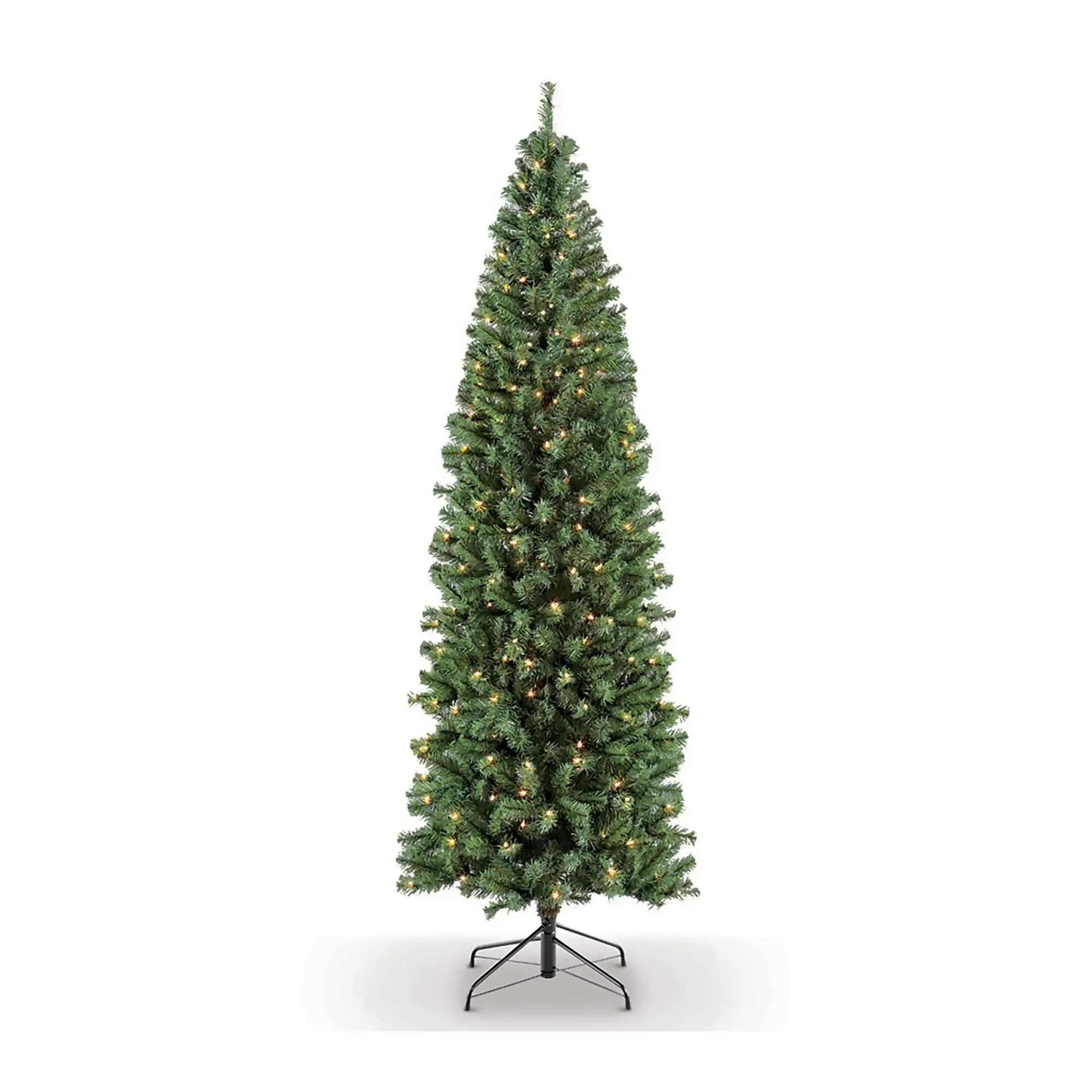 Puleo Pre-Lit 6.5' Pencil Northern Fir Christma s Tree