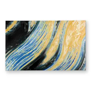 212 MAIN Modern Abstract Multicolor Rug - 21x34 in. Indoor & Outdoor Living Room Door Mat (Model CODM2134NKQQ0Q), Modern Abstract Rug