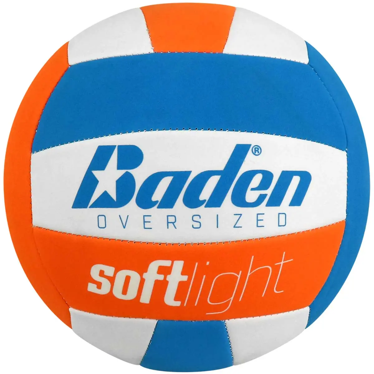 BADEN VXT2 Softlight Oversized Training Volleyball for Children - Lightweight 30in No-Sting Foam Cover for Strength Building & Easy Tracking, Youth, 30 In, 30In Circumference