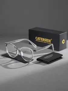 Unisex Tr90 Frame Round Sunglasses, Anti-Blue Light Casual Style, Ideal for Cycling Parties Beach Weddings Travel Driving