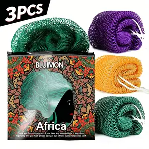 3PCS Authentic African Exfoliating Net Bath Sponge Summervibes tiktokshopspringglowup