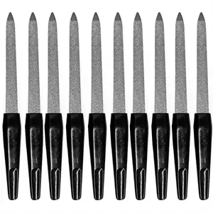 10 counts DIY Nail Art Professional Nail File Metal Nail File Double Sided High Quality Nail File Manicure Pedicure Beauty Tools