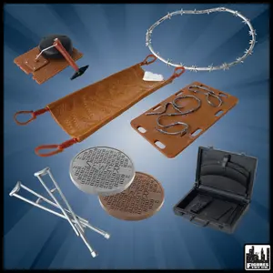 8 Piece Accessory Set for WWE & AEW Wrestling Action Figures