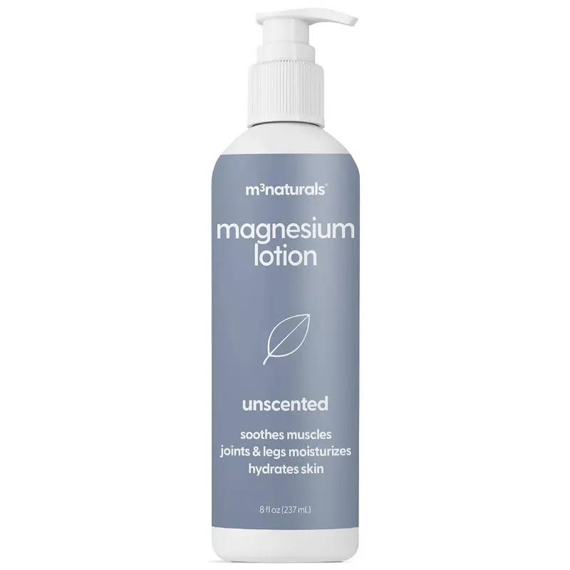 Magnesium Lotion - Ease Muscle Cramps, Calm Restless Legs, Magnesium Cream for Sleep, Moisturize & Soothe - Coconut Shea Bodybutter for Body Care 8oz