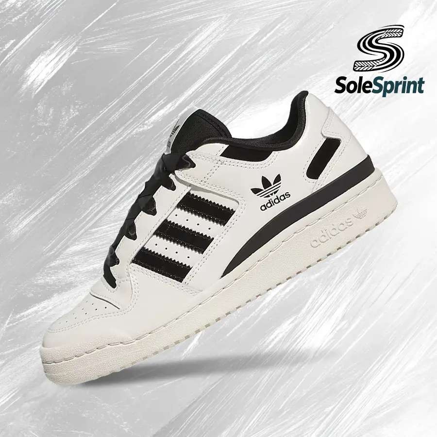 Adidas Forum Low CL Off White Core (Women's)– Women's Lifestyle Sneakers – shoes for woman -Vintage-Spring & Summer-Inspired Running Shoes, Shock-Absorbing Comfort, Gym to Streetwear Casual Wear-back to school–JR0499