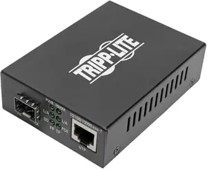Tripp Lite 1000 Mbps Gigabit SFP Fiber to Ethernet PoE Media Converter