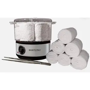 Beauty Pro Hot Towel Steamer W 6 Cloth Towels