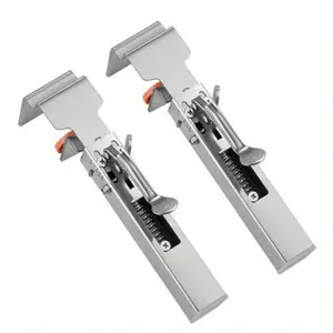 Adjustable Drawer Fixing Clamp, Quick Press Drawer Front Installation Clamp, One-Touch Fixed Removable Retractable Fixed Clip Holder, Hardware