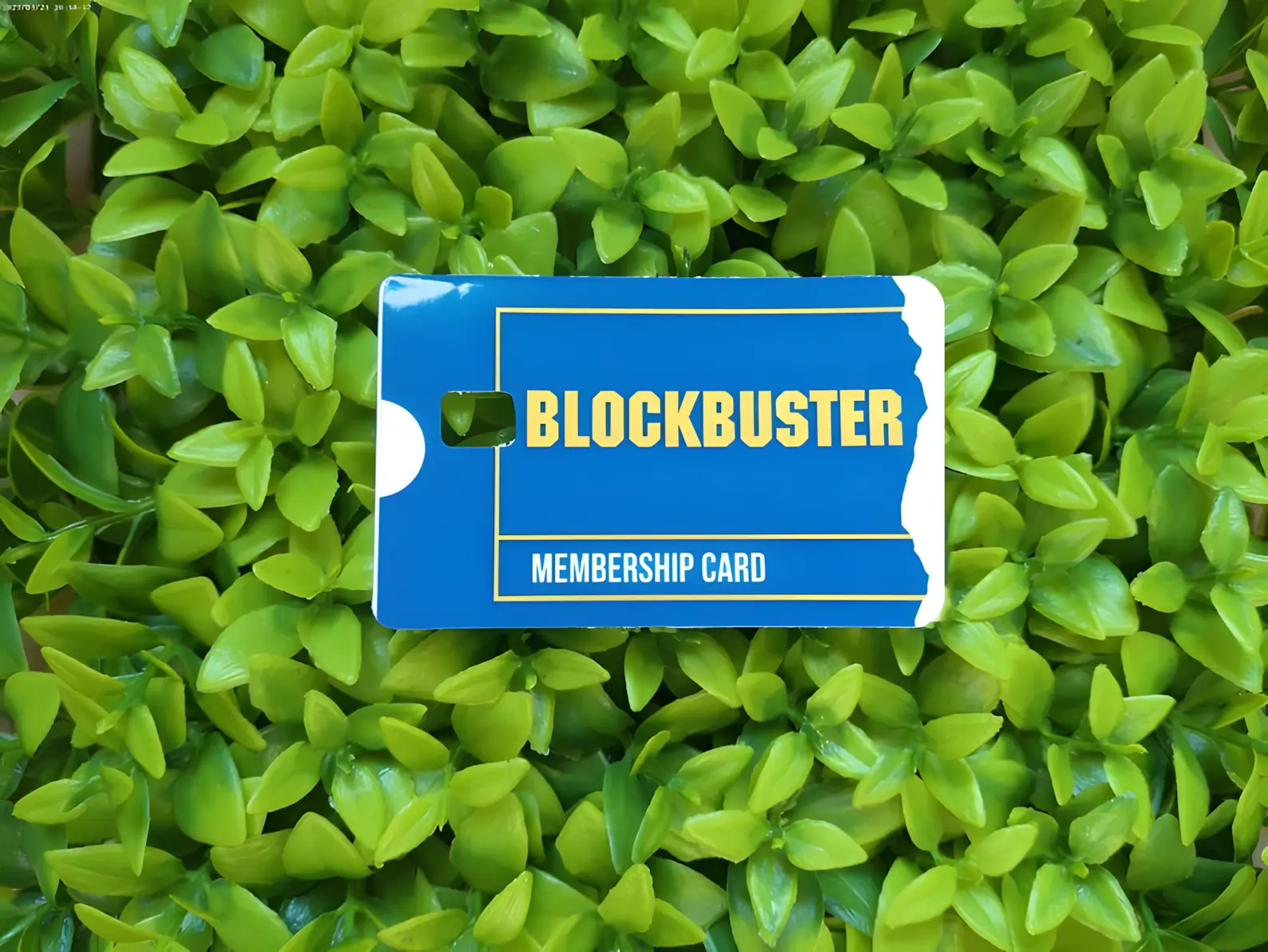 Blockbuster Membership Card Skin Retro Video Rental Debit/Credit Card Sticker, 90s Wallet Decal