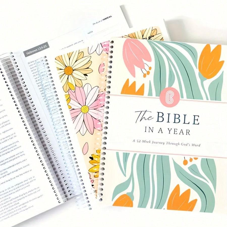 Women's 52-Week Bible Study Journal "The Bible In A Year"