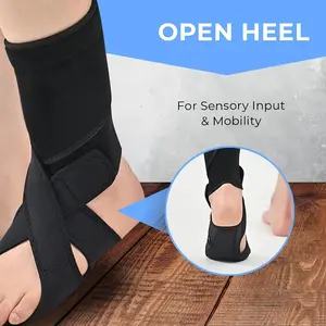 Foot Drop Brace, Comfortable Day & Night Support, Usable With Shoes Or Barefoot - Soft AFO For Men & Women