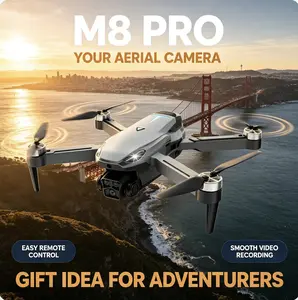 2026 Drone – Stabilized 4K EIS Camera, GPS & 5G WiFi FPV, Brushless Motors, Optical Flow Hover, Intelligent Obstacle Avoidance, Auto Return Home, 360° Rolling Stunts, Includes 2 Batteries