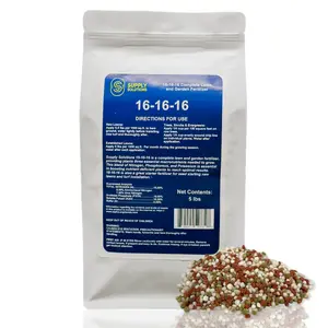 Supply Solutions 16-16-16 Complete Lawn & Garden All Purpose Granular Fertilizer Triple 16 Nutrient Powerhouse for Lush Greenery Vibrant Blooms 25lbs
