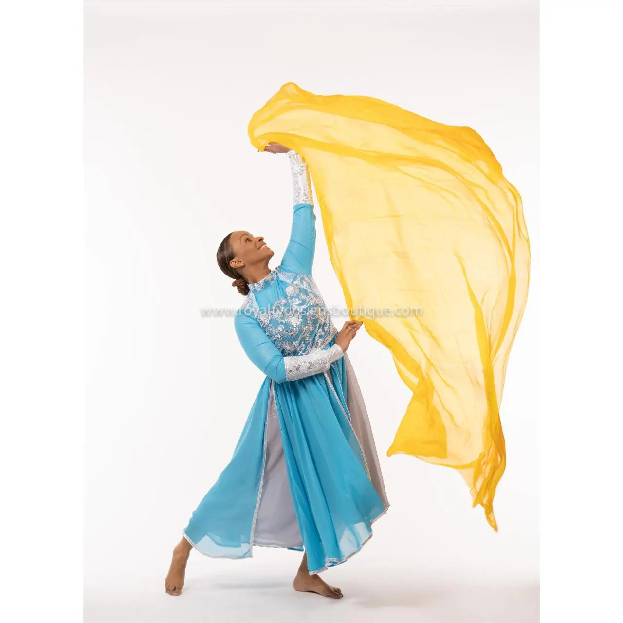 Yellow SILK VEIL