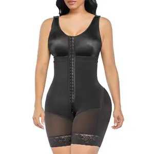 SHAPERX Fajas Colombianas for Women Tummy Control Full Body Shapewear Curve Enhancing with Zipper Crotch