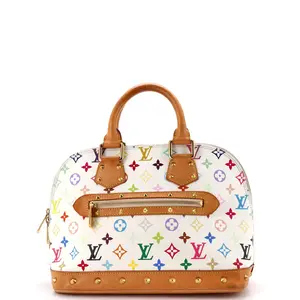 Pre-owned Louis Vuitton Canvas Coated Top Handle Bags Alma Handbag Monogram Multicolor PM by Rebag