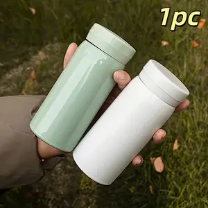 Mini Insulated Cup 304 Stainless Steel Vacuum Pocket Cup, Simple Fresh Design, Unisex Water Bottle, Portable Gift Cup, Creative Cute Present