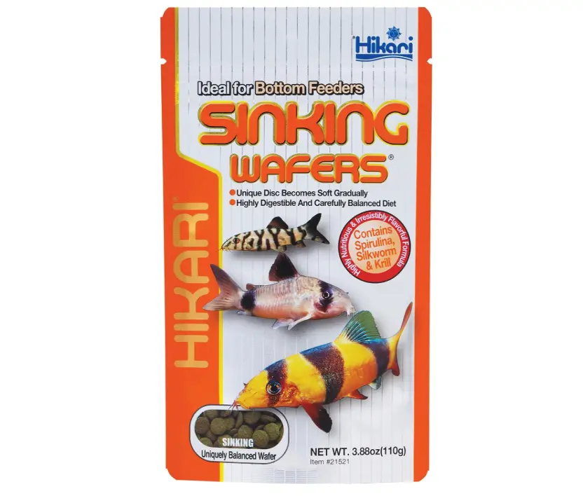 Hikari Tropical Sinking Wafers for Catfish, Loaches and Bottom Feeders 3.88 oz