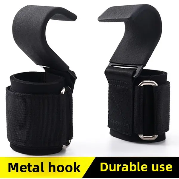 Wrist Support Lifting Hooks For Pull Ups And Deadlifts Comfortable Grip Aid For Weight Training No More Hand Pain cuffs