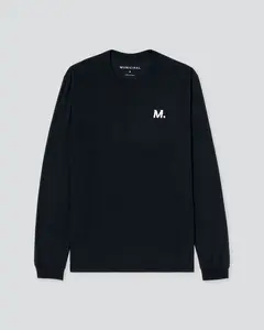 Motivated LS T-Shirt  Men's  - Motivated LS Ribbed Oversized Athletic Cotton Tee