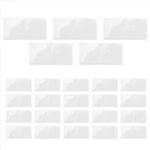 Vertical Blind Repair Tabs-25 Sets Clear Vertical Blind Repair Tabs Vane Saver Self Adhesive Vertical Blinds Repair Kit