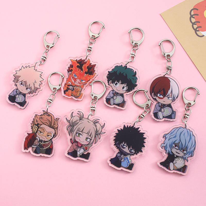 my hero ones justice Acrylic Keychain Cartoon Character Ornament Key ...