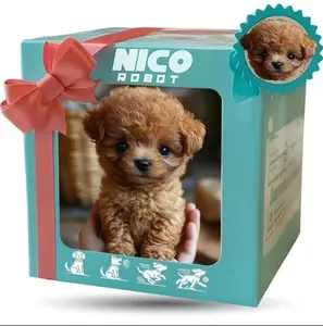 New Realistic Robotic Dog PlushToy-Interactive Puppy That Walks, Barks &Wags Tail, Adorable Smart Pet Toy for Kids &All Ages, Perfect Christmas Gift for DogLovers and