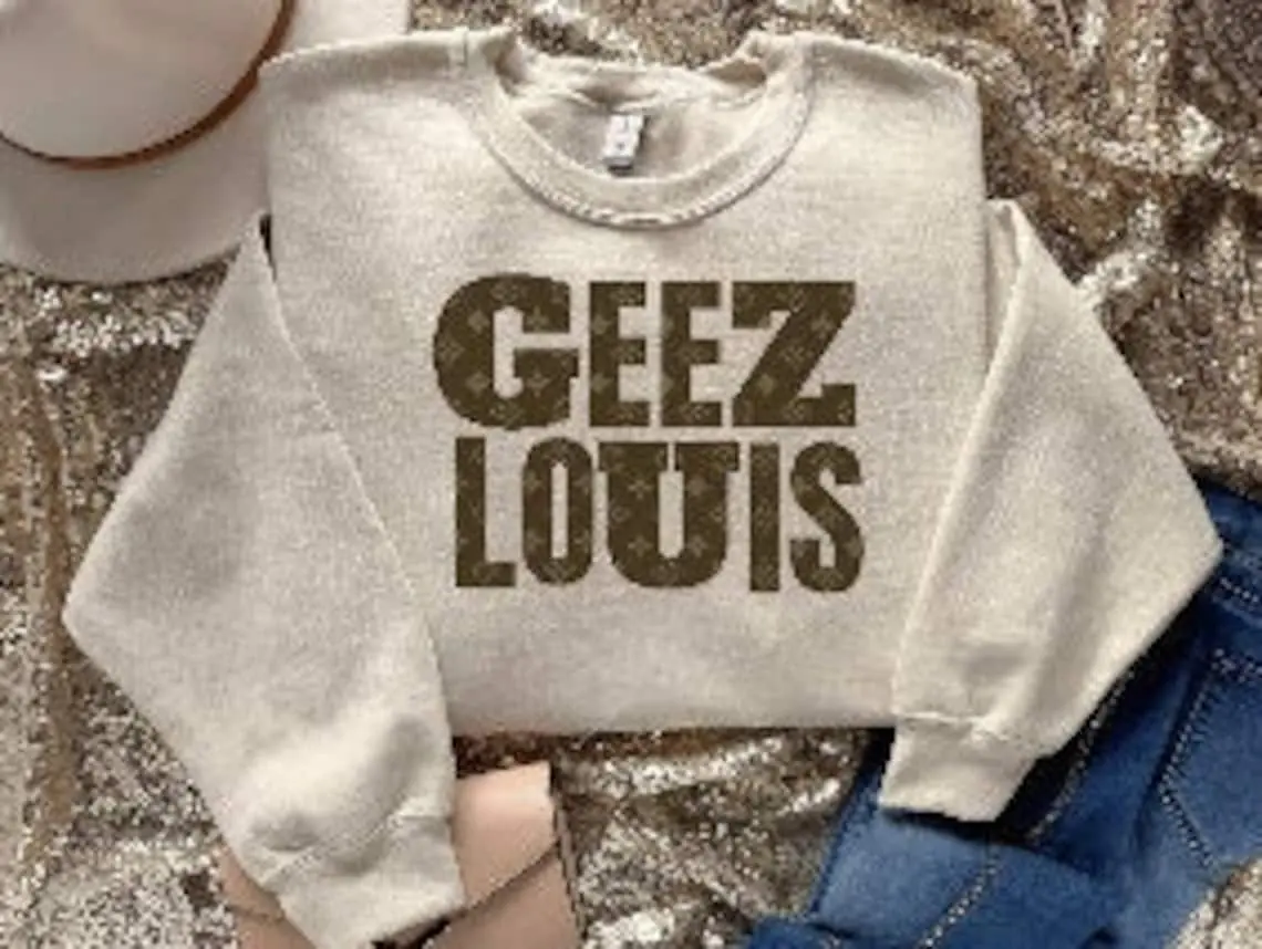 Luxury Unisex Sweatshirt, Luxe Fashion, Bougie Lifestyle, Shopping, Big Money, Shopaholic Long Sleeve, Pullover, Tan Crewneck, Gifts for Her