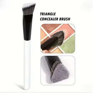 Single Makeup Brush High-Quality Concealer Blush Brush Triangle Head Fits Skin Beginners Convenient Makeup Brush Face Makeup Brush