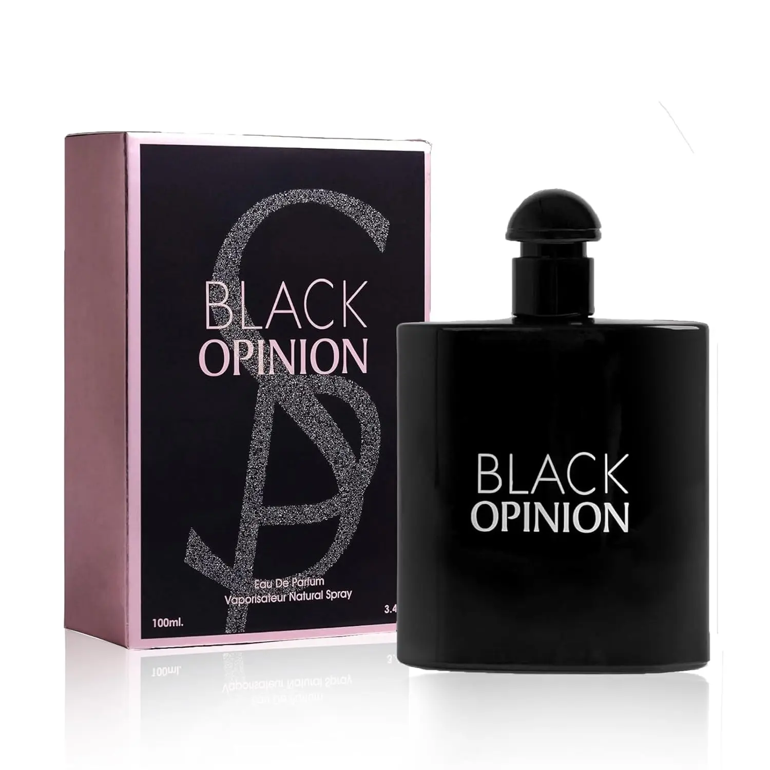 Black Opinion Perfume for Women, Floral Notes Eau de Parfum Spray Casual Daily Women Cologne 3.4 Fluid Ounce/100Ml Fragrance Daytime & Casual Use, for all Skin Types