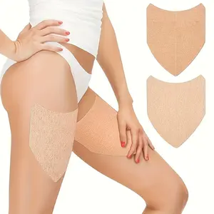 40/60 Anti-Friction Thigh Stickers Invisible Zipper Stickers for Inner & Outer Thighs Unisex Comfortable Protection Reduce Friction Ideal for Summer Activities Seamless Thigh Support Sewing Fabric Lining