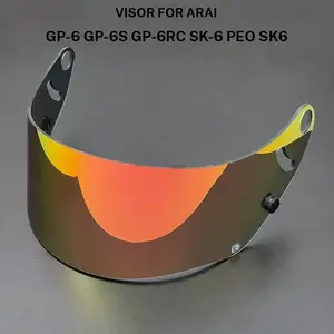 Arai GP 6 GP 6S GP 6RC SK 6 PEO SK6 Motorcycle Helmet Visor Anti Fog Lens Windshield Polycarbonate Anti UV Scratch Resistant Replacement Visor