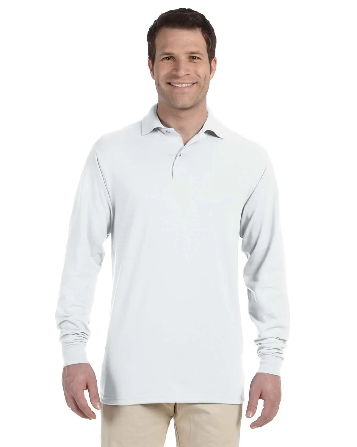 Jerzees Men's Spotshield™ Long-Sleeve Jersey Polo