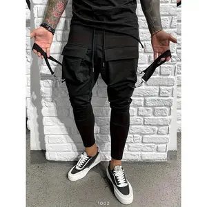 Men’s Multi-Pocket Jogger Pants — Casual, Medium Stretch Sweatpants/Overalls (Menswear Trousers)