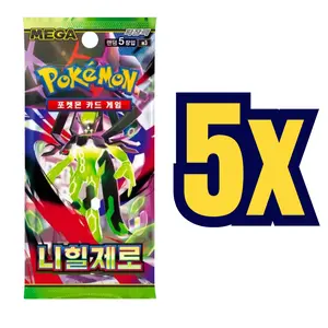 5x Perfect Order / Nihil Zero Korean Pokemon Booster Packs