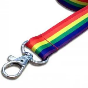 Rainbow Lanyard, LGBTQ+ Gay Pride, Jewelry