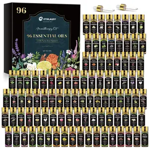 Essential Oil Set - Essential Oils - Pure Essential Oils - Perfect for Diffuser, Massage, Soap, Candle, Bath Bombs Making, Skin & Hair Care, 96x5ml (0.17fl.oz)