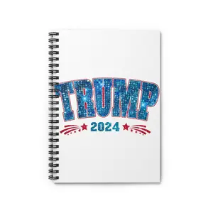 Trump 2024 Spiral Notebook - Ruled Line Republican, Republican Gifts, FJB, Presidential Campaign, Political Statement, Election Notebook