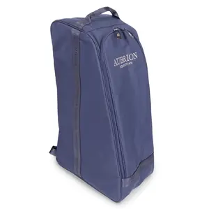 Shires Aubrion Equestrian Long Boot Bag - Classic Style with Adjustable Strap & Inner Divider for Boot Protection