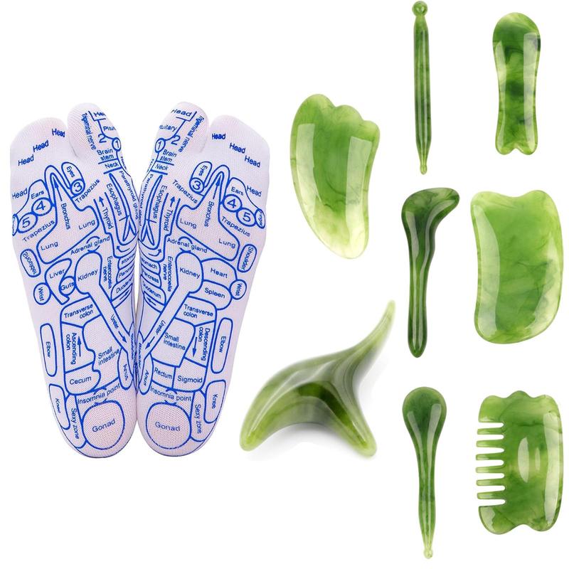 Reflexology Socks with Acupressure Pen Foot Pain Relief Remedy for Foot Massage Reflexology Tools Foot Massage Socks for Women Men with Beginner Acupoint Massage Tools Set of 8 Reflexology Socks with Acupressure Pen Foot Pain Relief Remedy for Foot Massage Reflexology Tools Foot Massage Socks for Women Men with Beginner Acupoint Massage Tools Set of 8