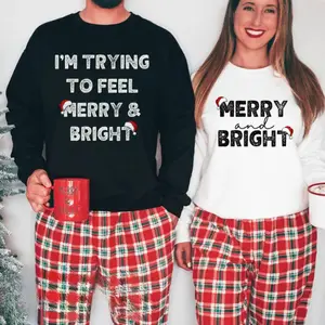 Couple Christmas Sweatshirts, Couple Matching Xmas Outfit, Xmas Couple Shirt, Funny Couples T-Shirt, Gift For Her Him